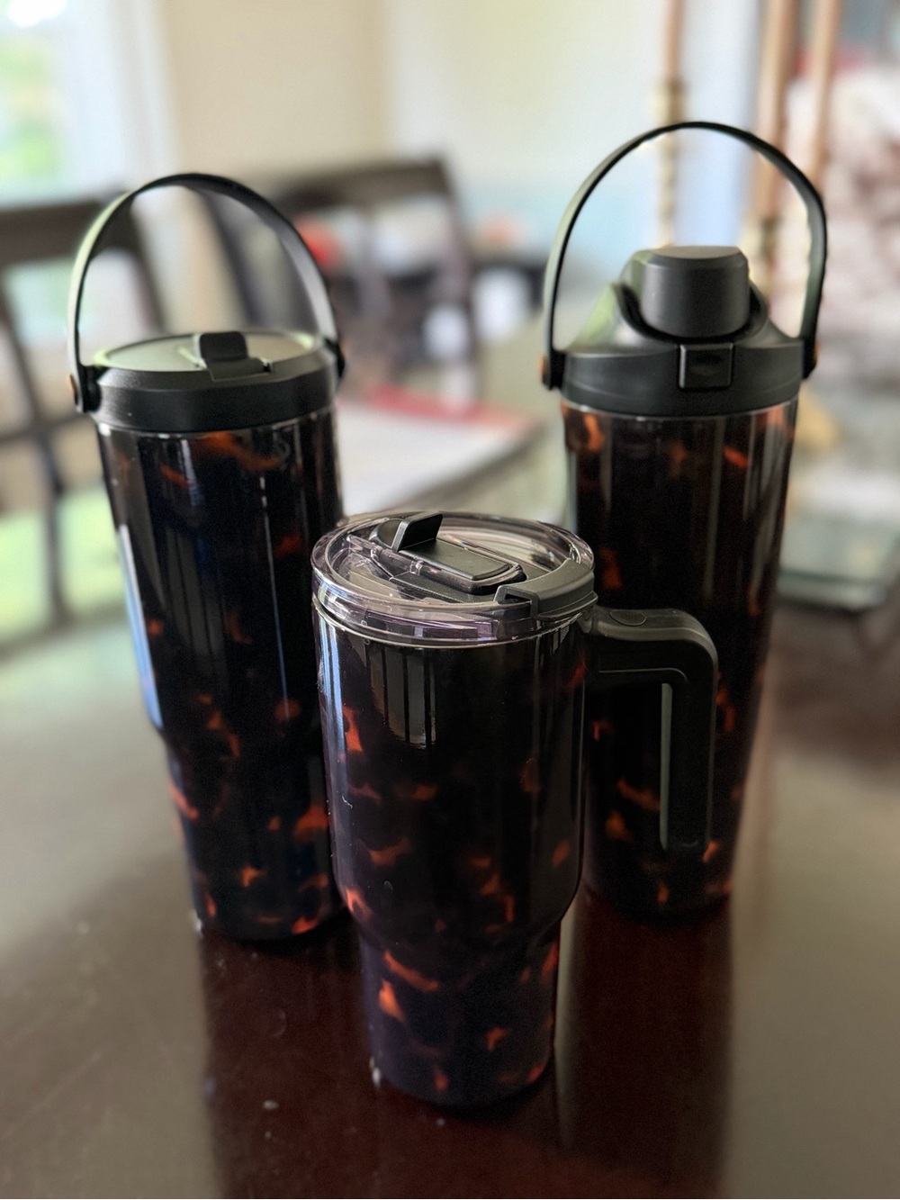 HydroPeak Tortoise Print Water Bottles & Tumbler Set of 3